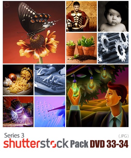دانلود Shutterstock Pack 03: DVD 33-34 - مجموعه عظیم تصاویر شاتر استوک - سری سوم - دی وی دی 33 و 34